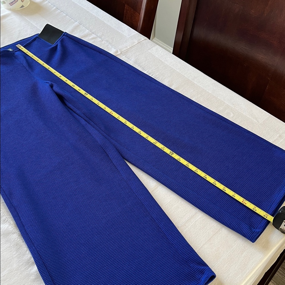 Soho Apparel Royal Blue Wide Leg Pants. Size S - Picture 4 of 6